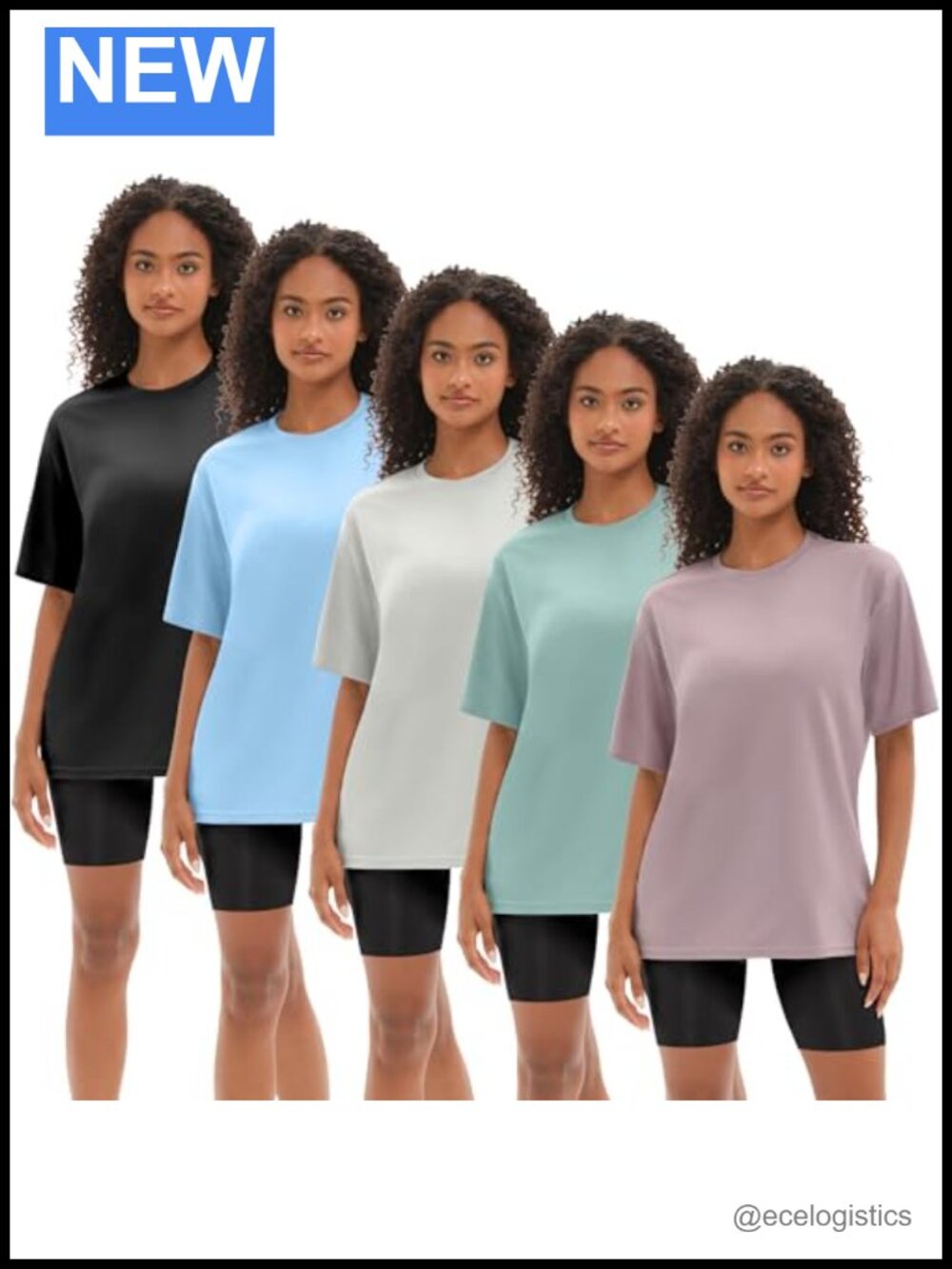 5 Pack Plus Size Oversized Workout T Shirts Quick Dry Athletic Gym Tees